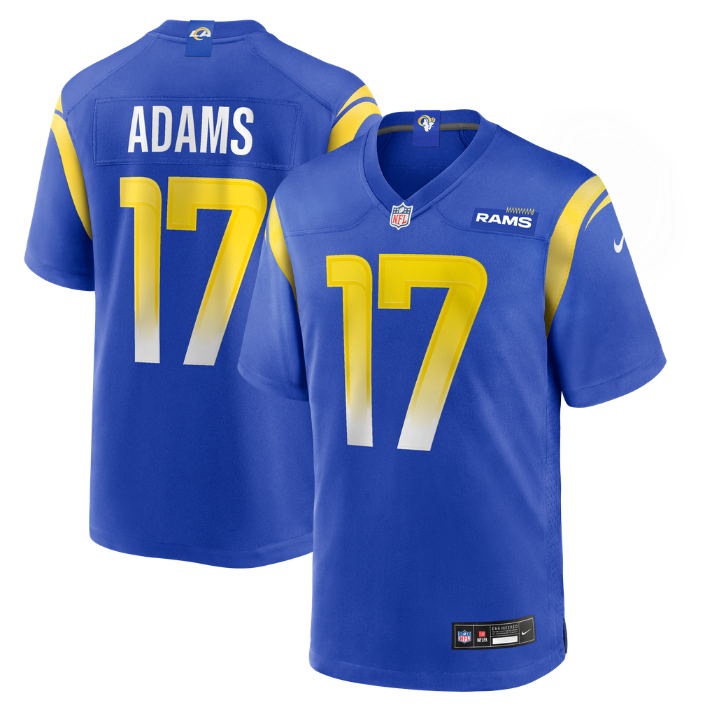 Men's Los Angeles Rams Davante Adams Royal Game Player Jersey