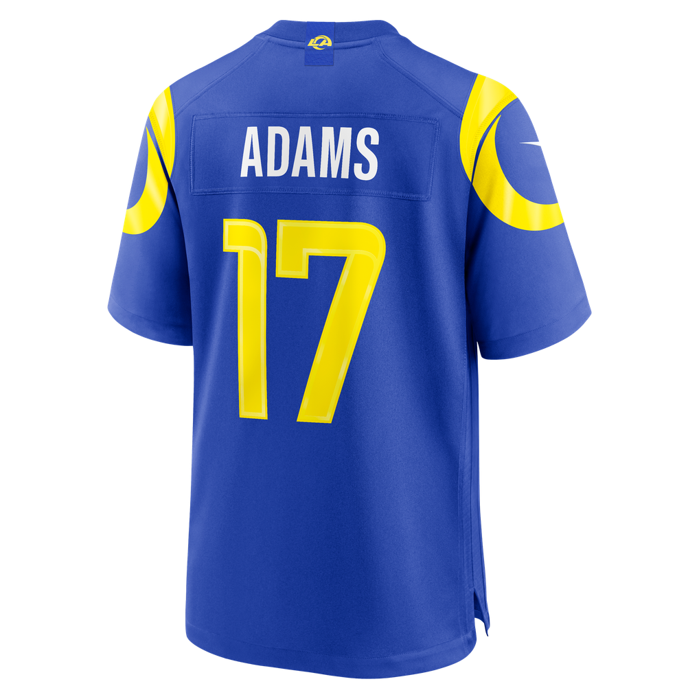 Men's Los Angeles Rams Davante Adams Royal Team Game Player Jersey