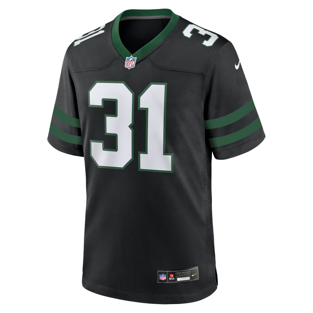 Men's New York Jets David Bailey Legacy Black Alternate Game Player Jersey