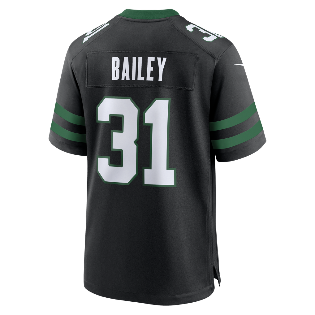 Men's New York Jets David Bailey Legacy Black Alternate Game Player Jersey