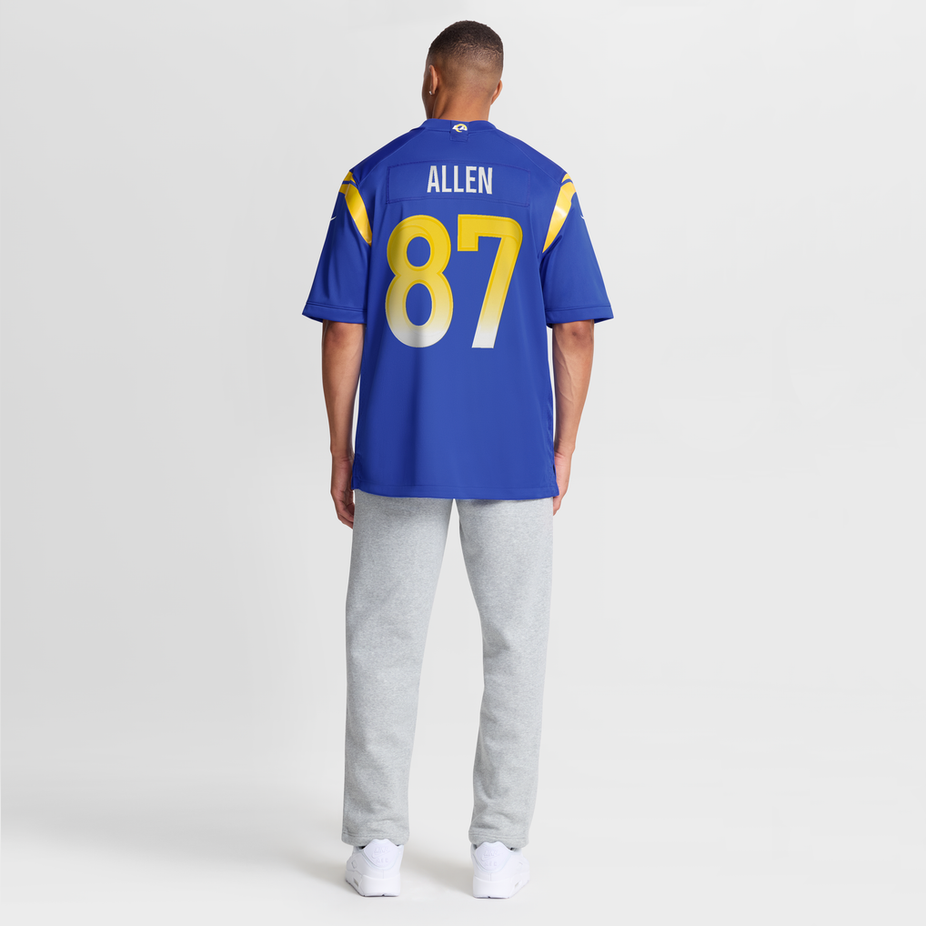 Men's Los Angeles Rams Davis Allen Royal Home Game Jersey