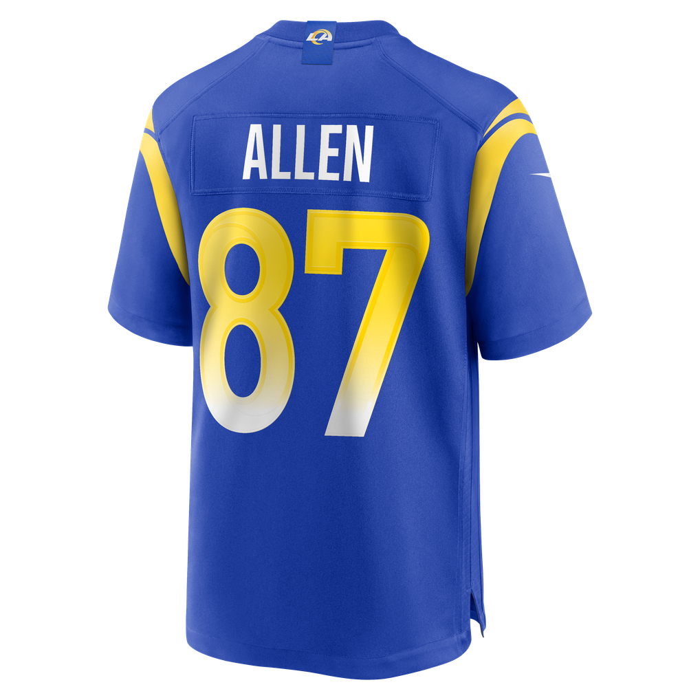 Men's Los Angeles Rams Davis Allen Royal Home Game Jersey