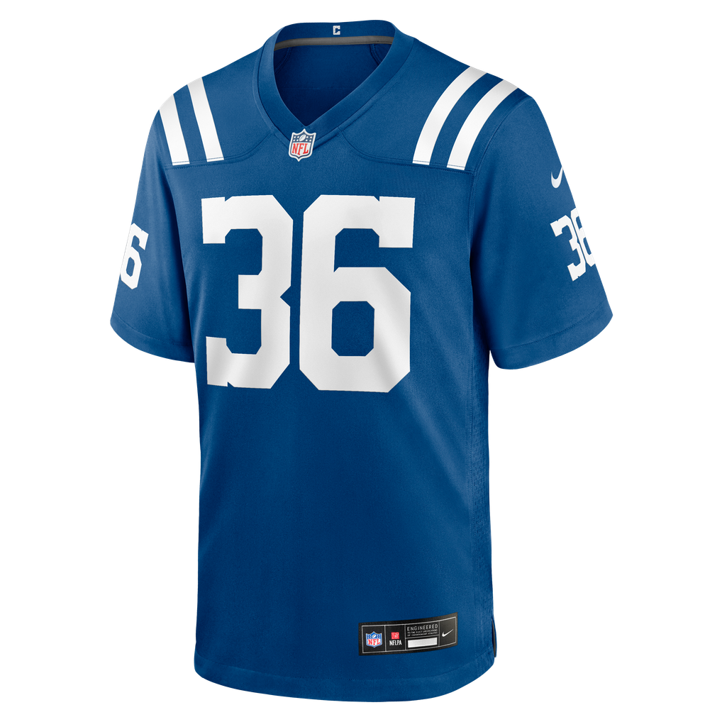 Men's Indianapolis Colts Davon Booth Royal Team Game Jersey