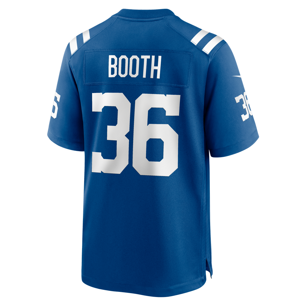 Men's Indianapolis Colts Davon Booth Royal Team Game Jersey