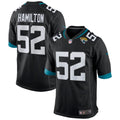 Men's Jacksonville Jaguars DaVon Hamilton Black Game Jersey