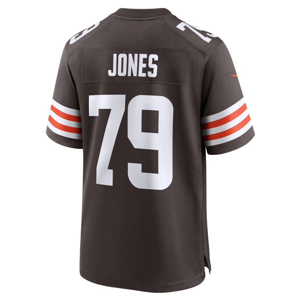 Men's Cleveland Browns Dawand Jones Brown Team Game Jersey