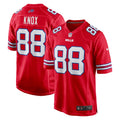 Men's Buffalo Bills Dawson Knox Red Alternate Game Jersey
