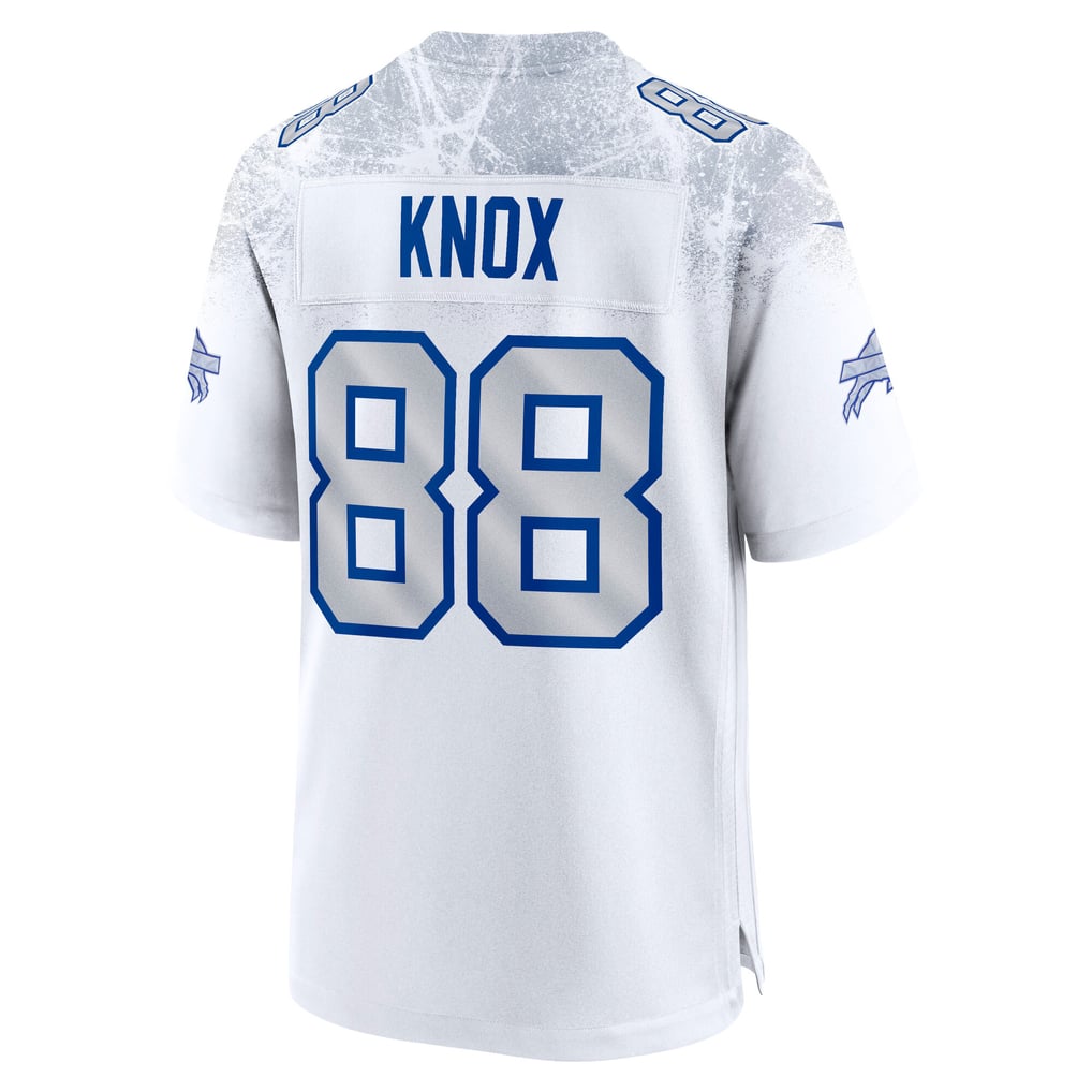 Men's Buffalo Bills Dawson Knox White Rivalries Collection Game Jersey