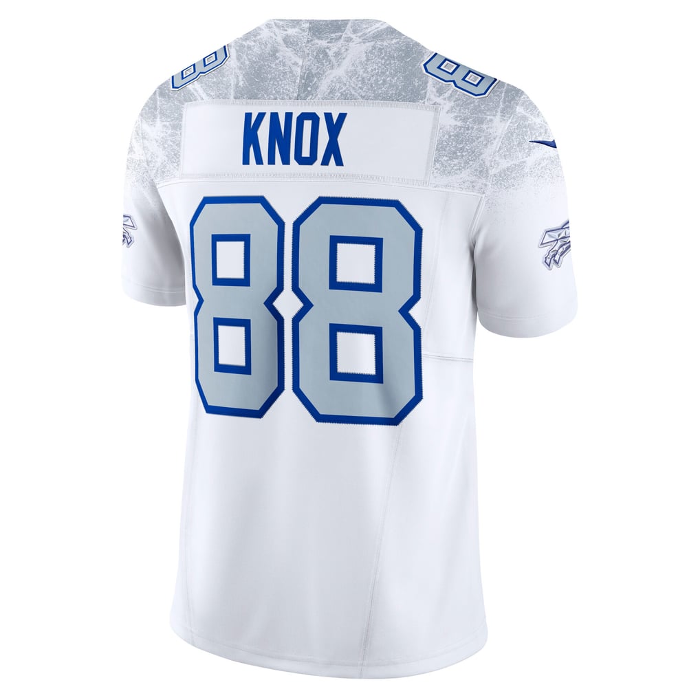 Men's Buffalo Bills Dawson Knox White Rivalries Collection Stitched Limited Jersey