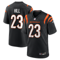 Men's Cincinnati Bengals Daxton Hill Black Player Game Jersey