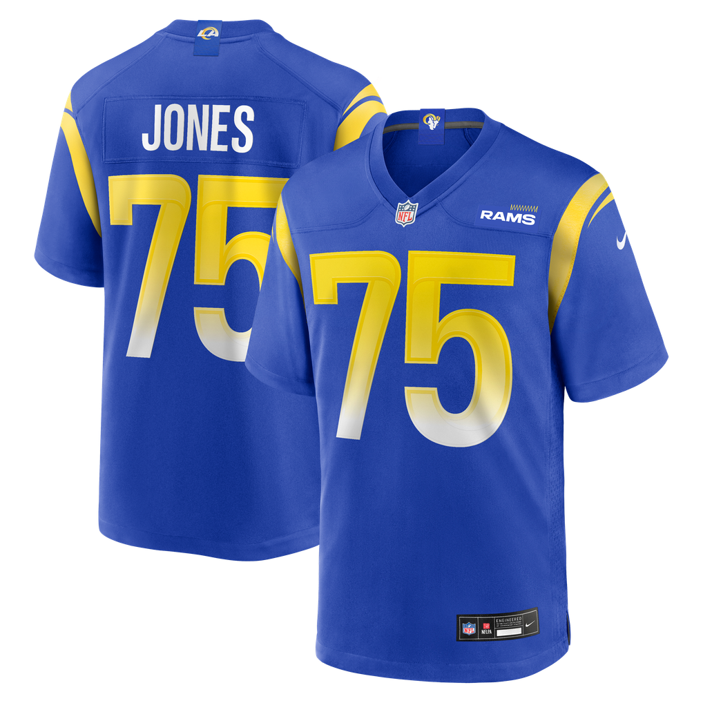 Men's Los Angeles Rams Deacon Jones Royal Game Retired Player Jersey