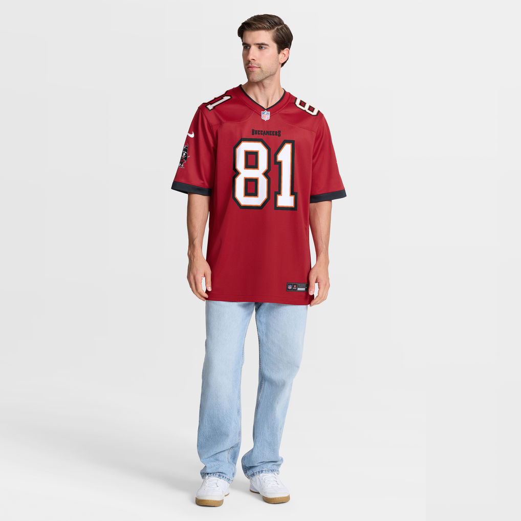 Men's Tampa Bay Buccaneers Dean Patterson IV Red Team Game Jersey