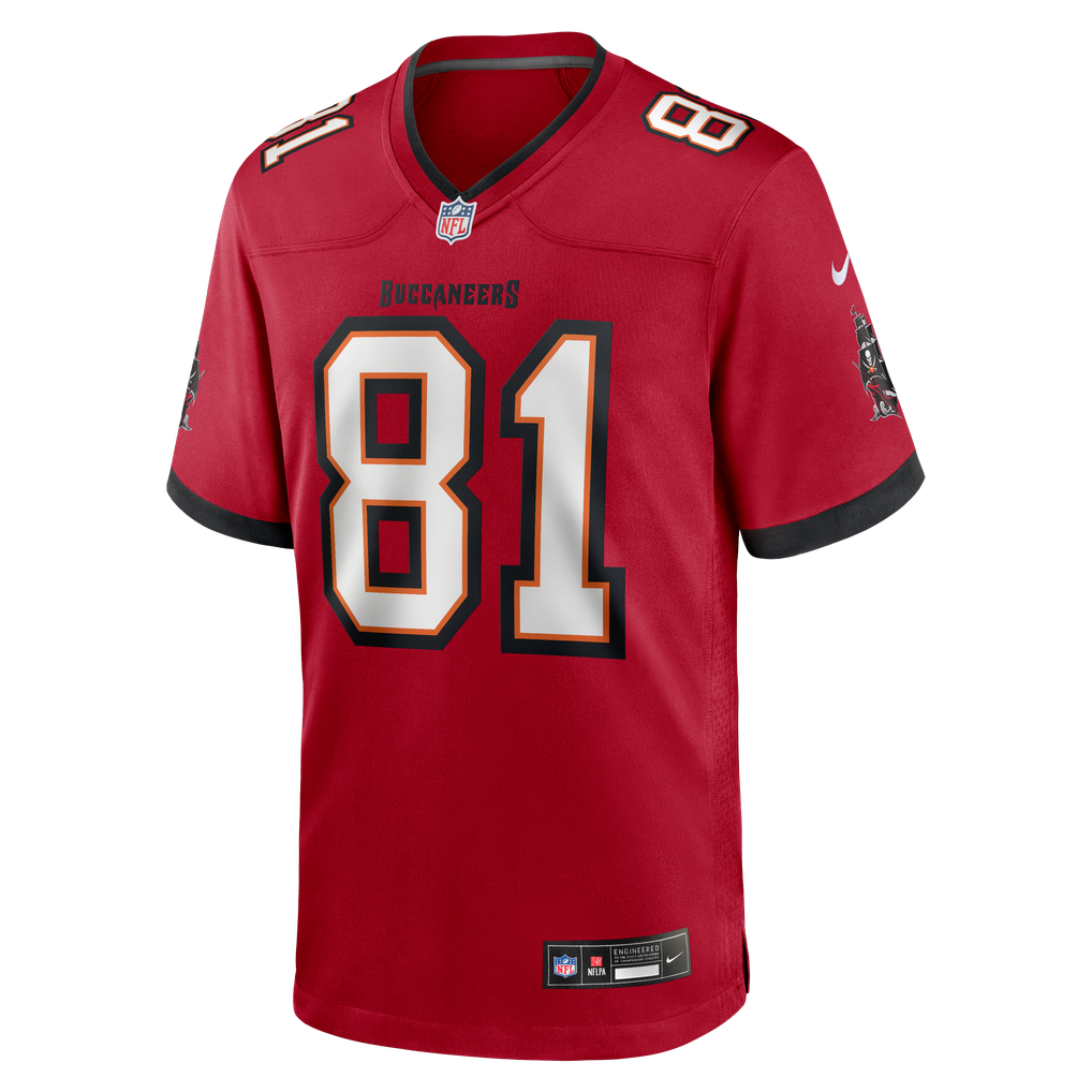 Men's Tampa Bay Buccaneers Dean Patterson IV Red Team Game Jersey