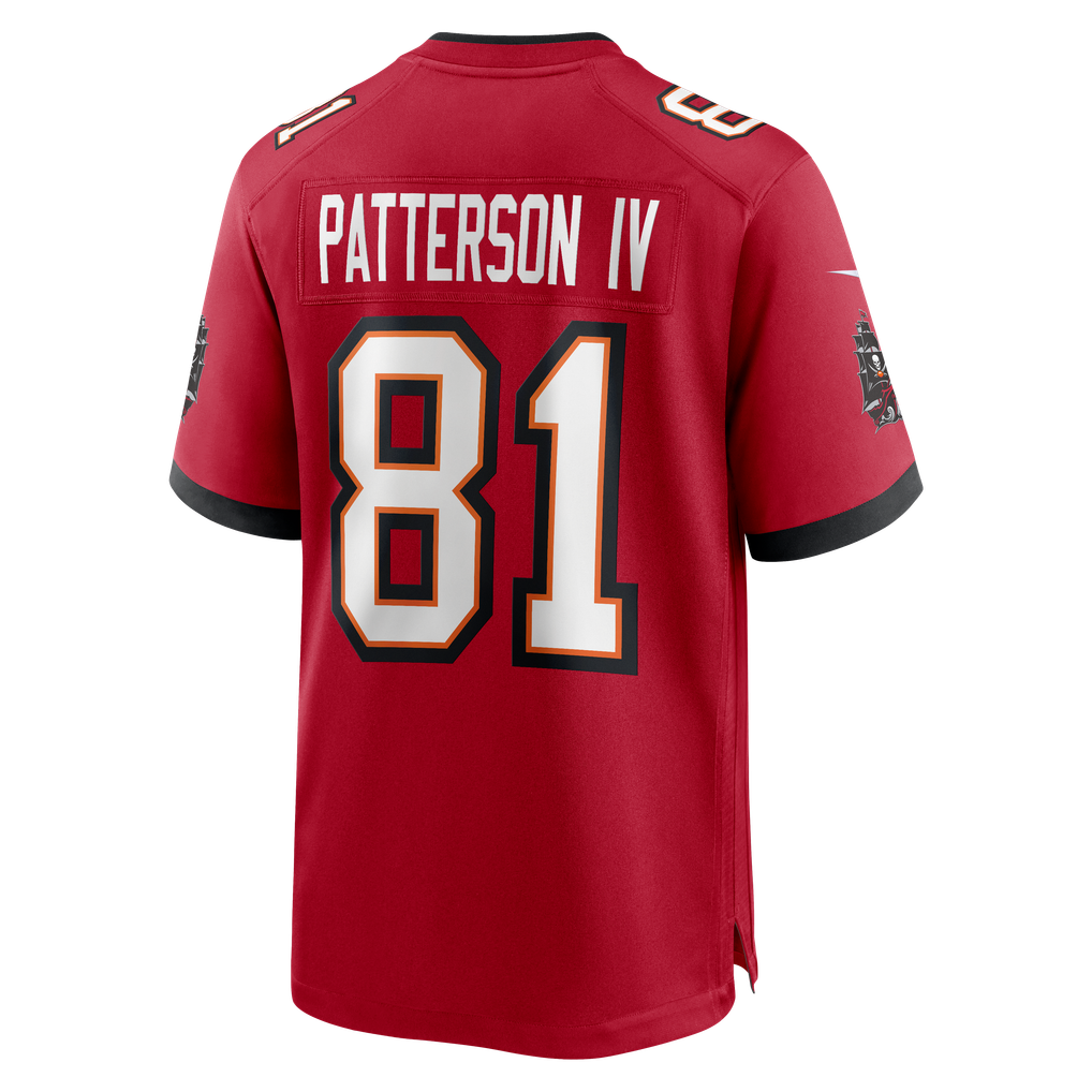 Men's Tampa Bay Buccaneers Dean Patterson IV Red Team Game Jersey