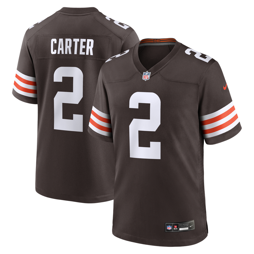 Men's Cleveland Browns DeAndre Carter Brown Team Game Jersey