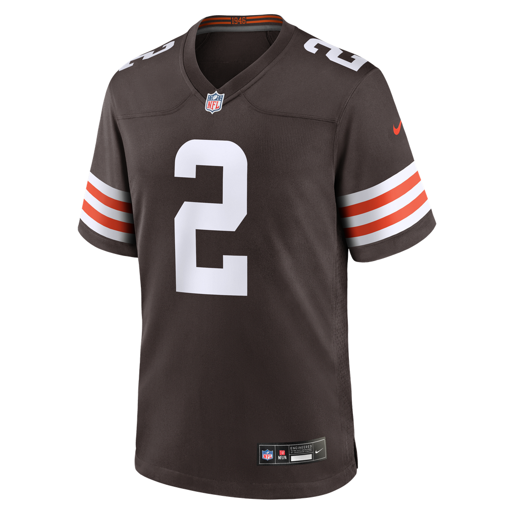 Men's Cleveland Browns DeAndre Carter Brown Team Game Jersey