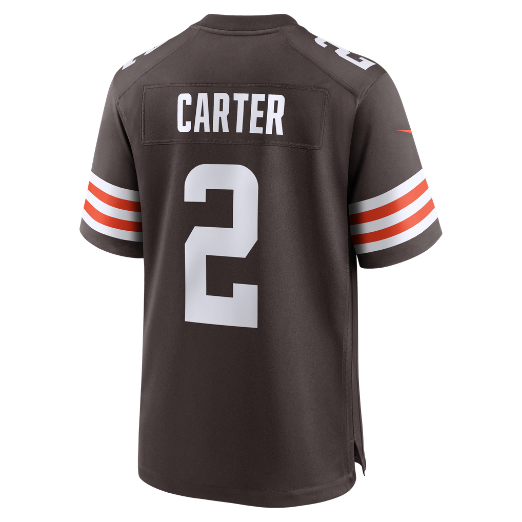 Men's Cleveland Browns DeAndre Carter Brown Team Game Jersey