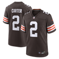 Men's Cleveland Browns DeAndre Carter Brown Team Game Jersey