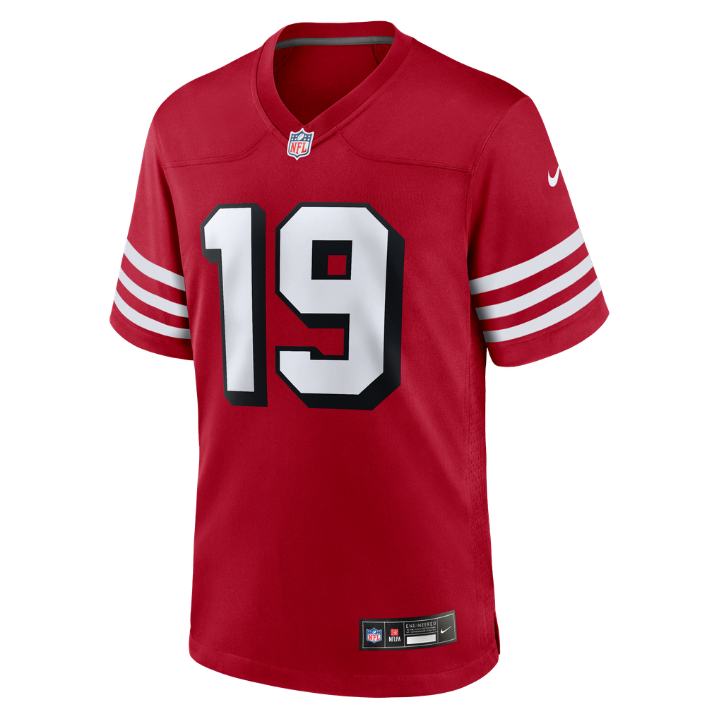 Men's San Francisco 49ers Deebo Samuel Sr Scarlet Alternate Game Jersey