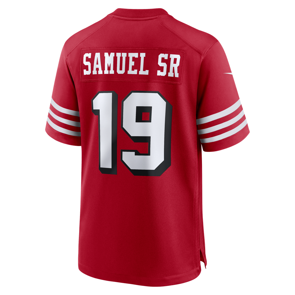 Men's San Francisco 49ers Deebo Samuel Sr Scarlet Alternate Game Jersey