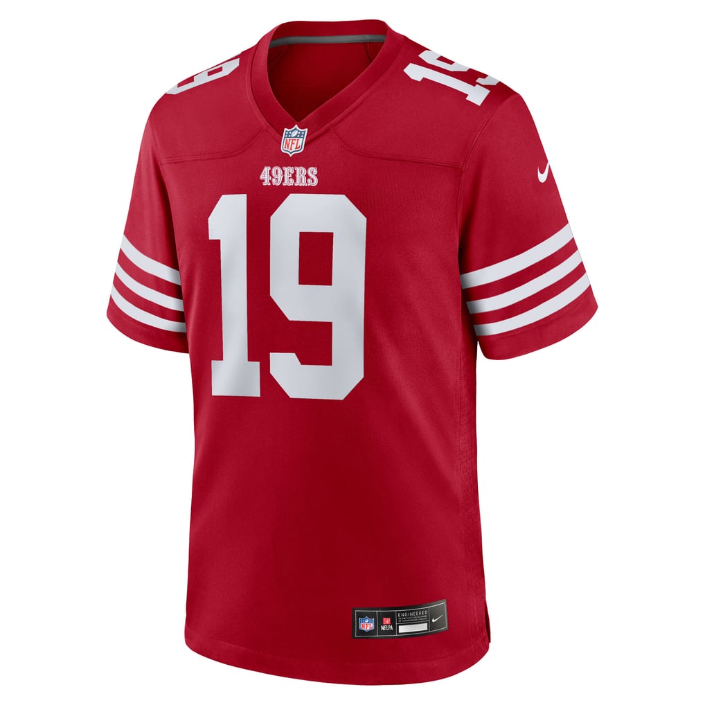 Men's San Francisco 49ers Deebo Samuel Sr Scarlet Team Game Jersey