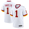 Men's Washington Commanders Deebo Samuel Sr White Game Super Bowl Era Jersey