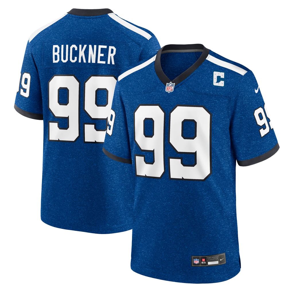 Men's Indianapolis Colts DeForest Buckner Blue Alternate Game Jersey