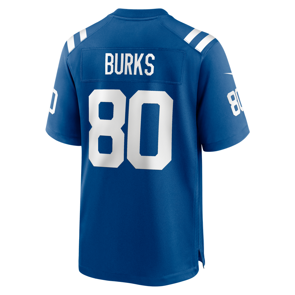 Men's Indianapolis Colts Deion Burks Royal Team Game Jersey