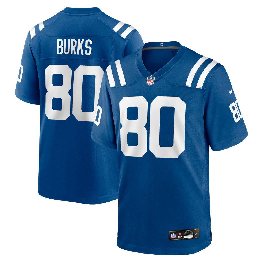 Men's Indianapolis Colts Deion Burks Royal Team Game Jersey