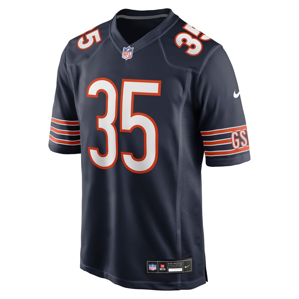 Men's Chicago Bears Deion Hankins Navy Team Game Jersey