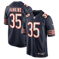 Men's Chicago Bears Deion Hankins Navy Team Game Jersey