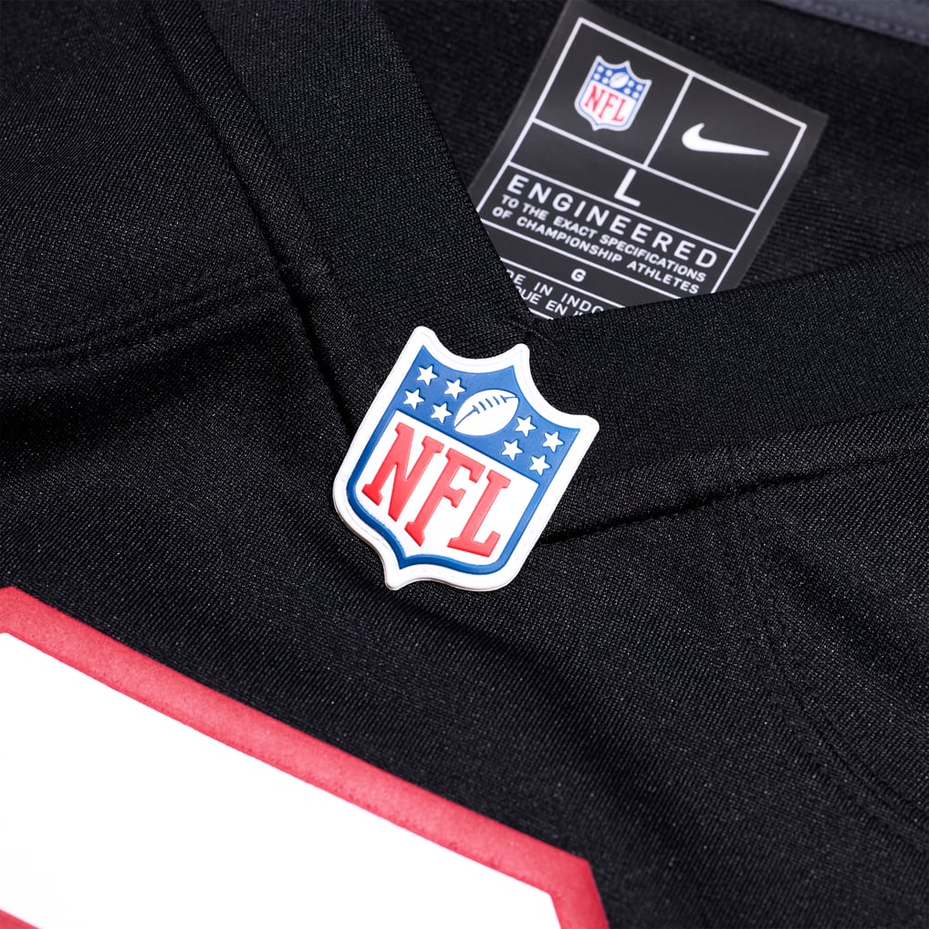 Men's Atlanta Falcons Deion Sanders Black Retired Player Alternate Game Jersey