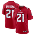 Men's Atlanta Falcons Deion Sanders Red Retired Player Game Jersey