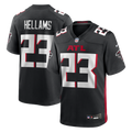 Men's Atlanta Falcons DeMarcco Hellams Black Team Game Jersey