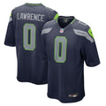 Men's Seattle Seahawks DeMarcus Lawrence College Navy Team Game Jersey