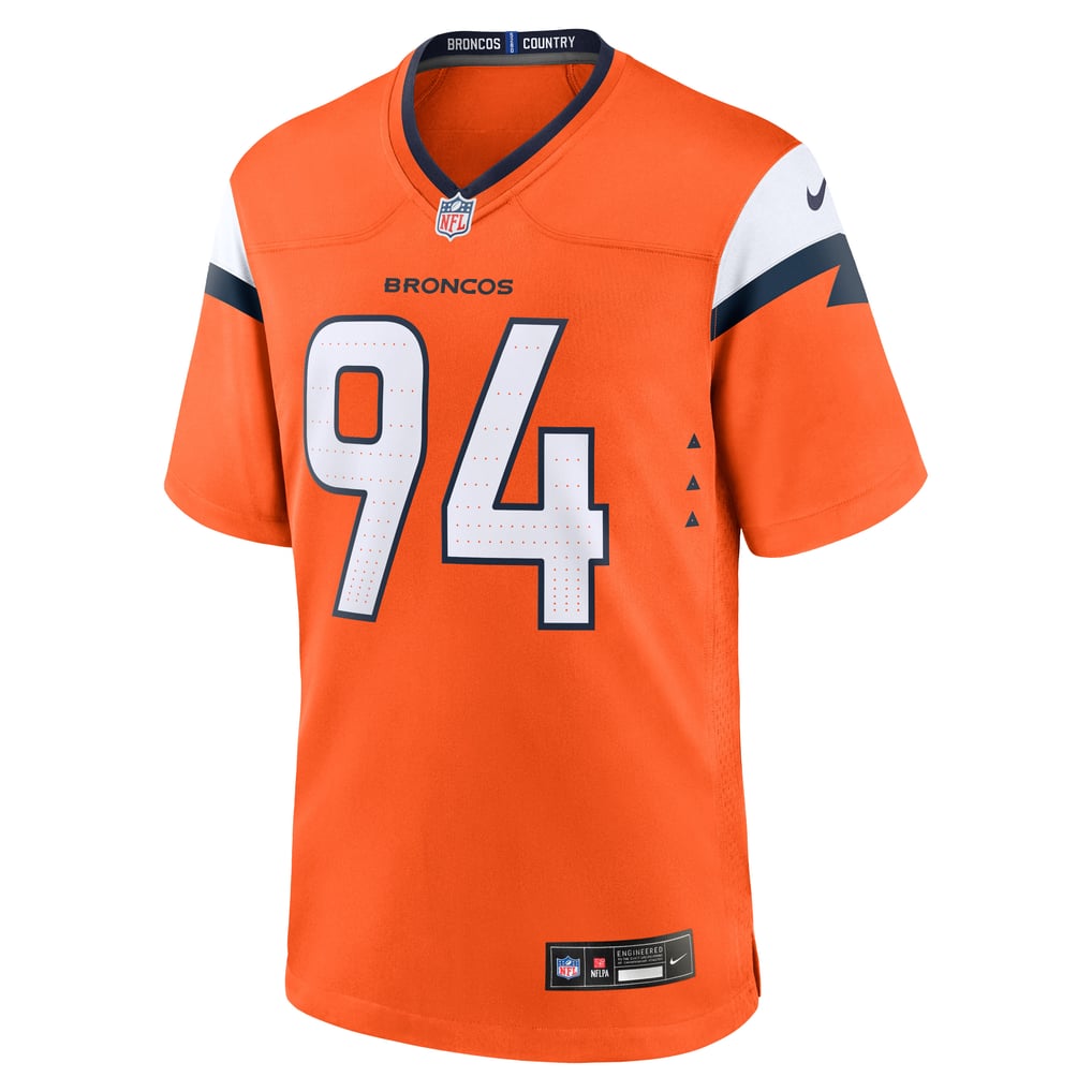Men's Denver Broncos DeMarcus Ware Orange Team Retired Game Jersey