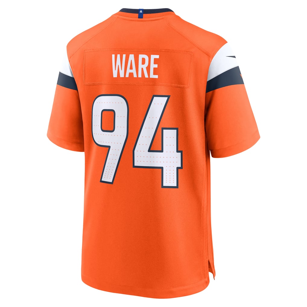 Men's Denver Broncos DeMarcus Ware Orange Team Retired Game Jersey