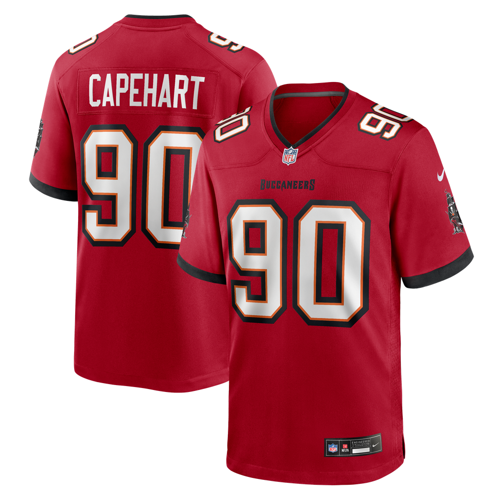 Men's Tampa Bay Buccaneers DeMonte Capehart Red Team Game Jersey