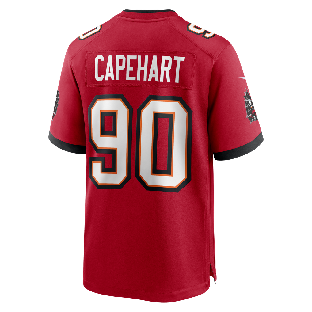 Men's Tampa Bay Buccaneers DeMonte Capehart Red Team Game Jersey