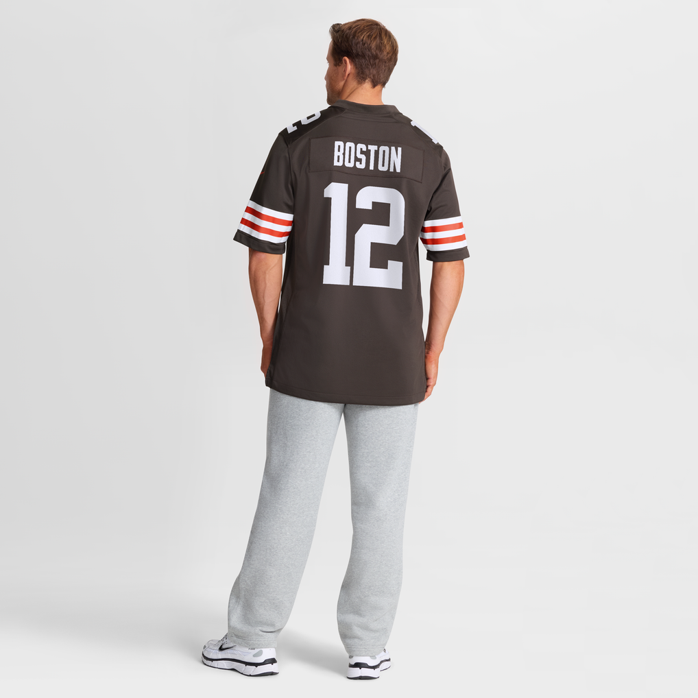 Men's Cleveland Browns Denzel Boston Brown Game Jersey