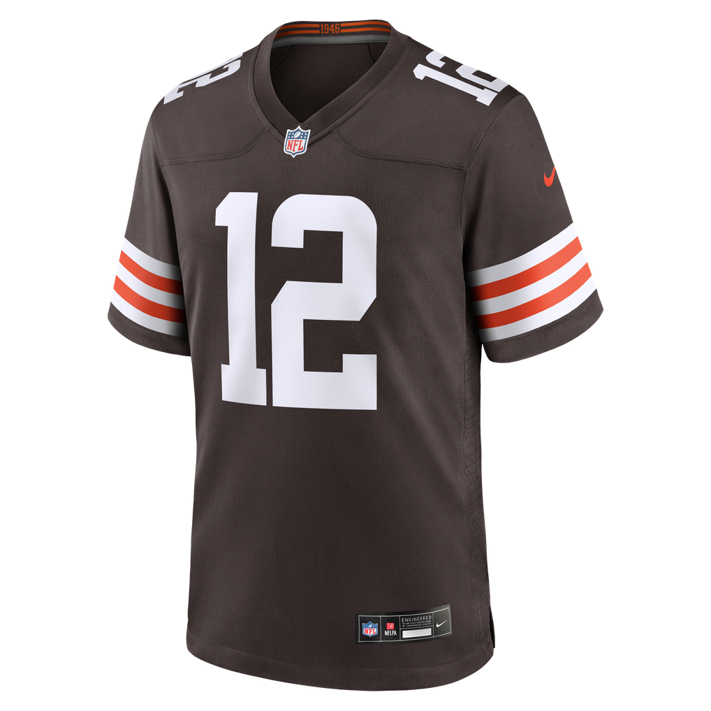 Men's Cleveland Browns Denzel Boston Brown Game Jersey