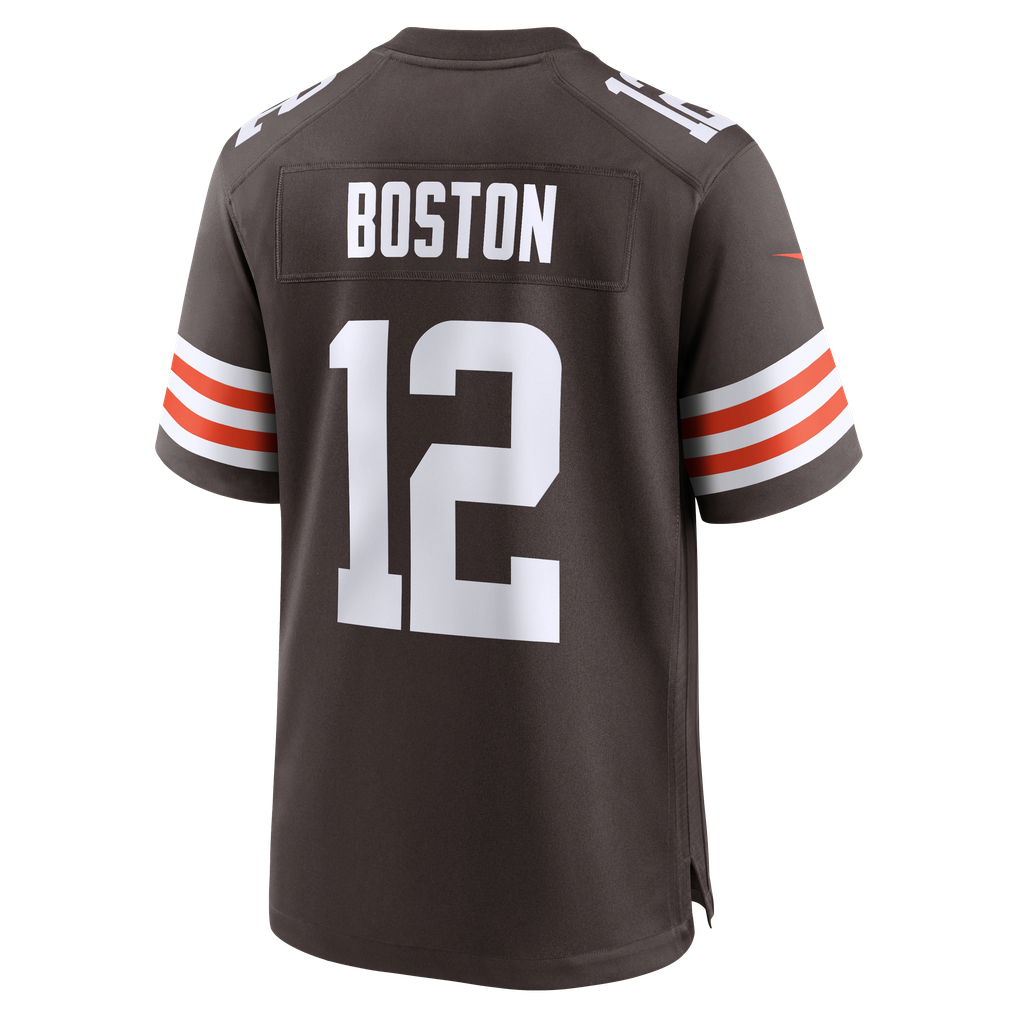 Men's Cleveland Browns Denzel Boston Brown Game Jersey