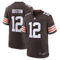 Men's Cleveland Browns Denzel Boston Brown Game Jersey