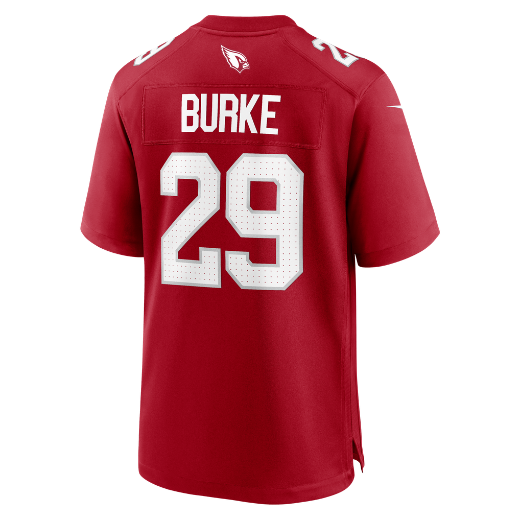 Men's Arizona Cardinals Denzel Burke Cardinal Team Game Jersey