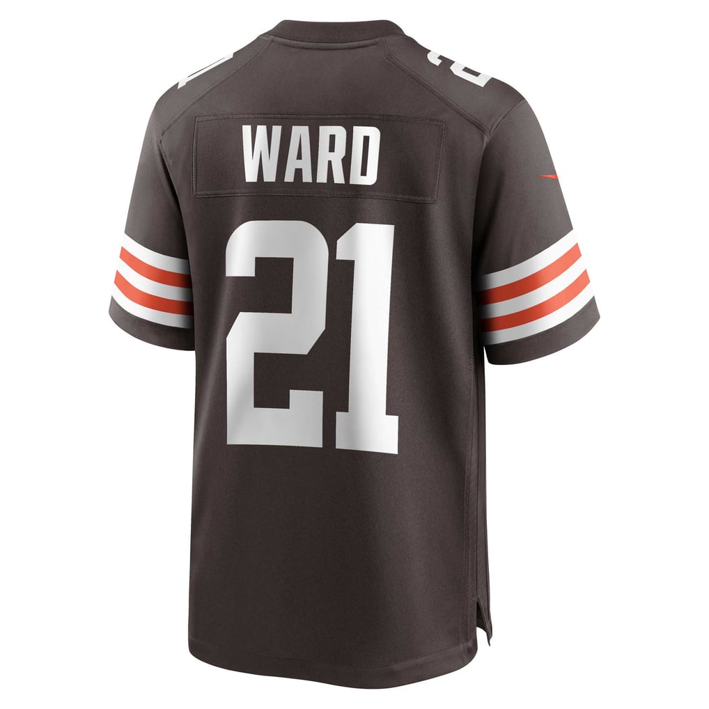 Men's Cleveland Browns Denzel Ward Brown Game Jersey