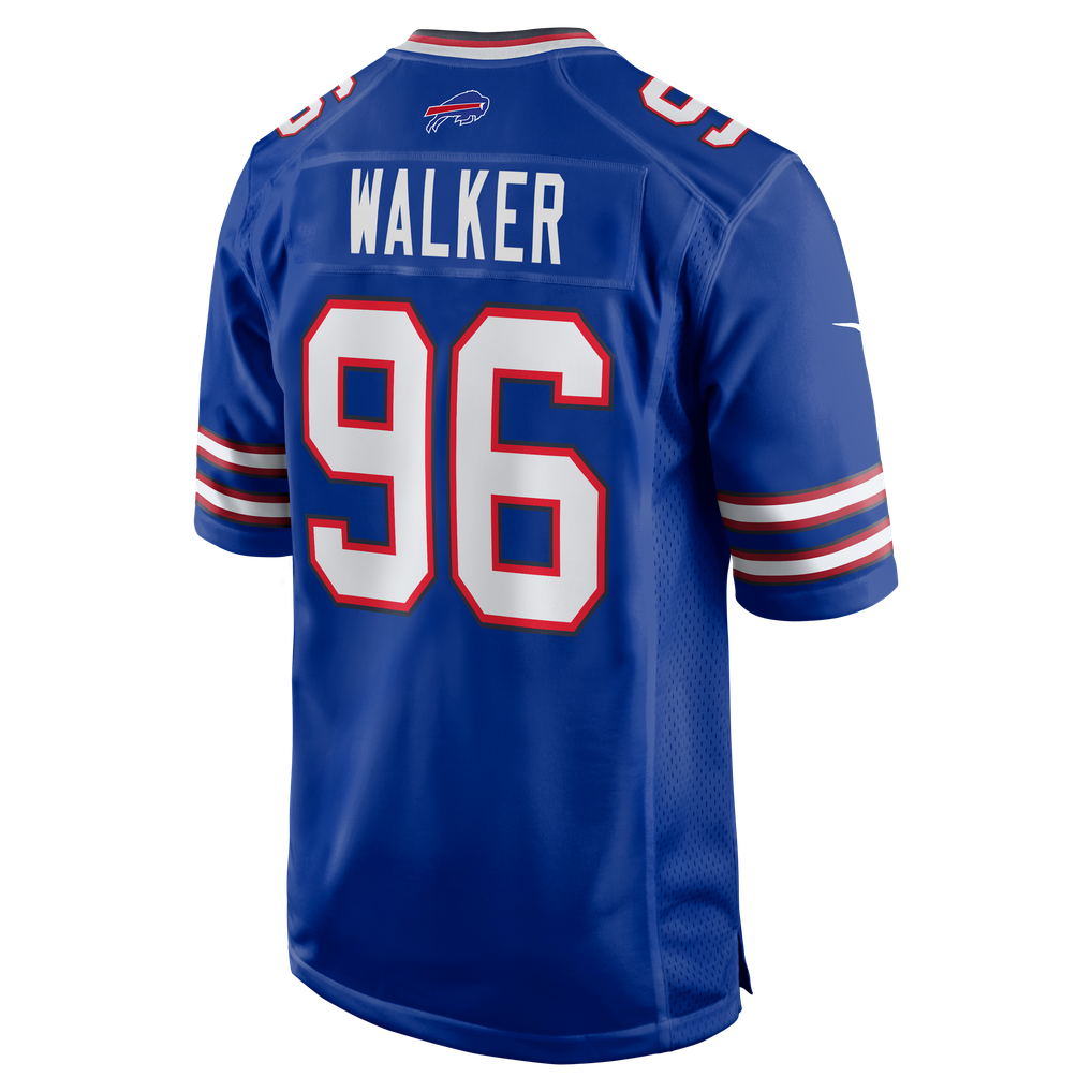 Men's Buffalo Bills Deone Walker Royal Team Game Jersey