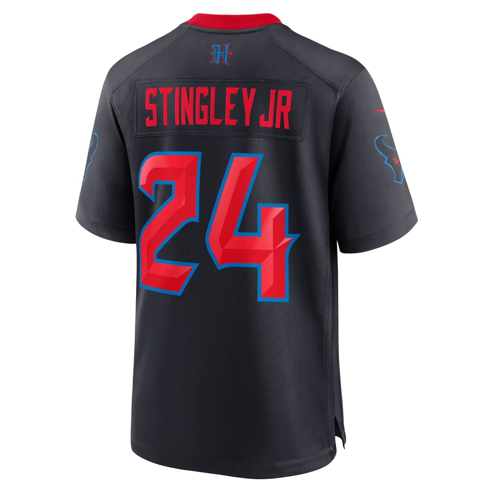Men's Houston Texans Derek Stingley Jr. Navy 2nd Alternate Game Jersey