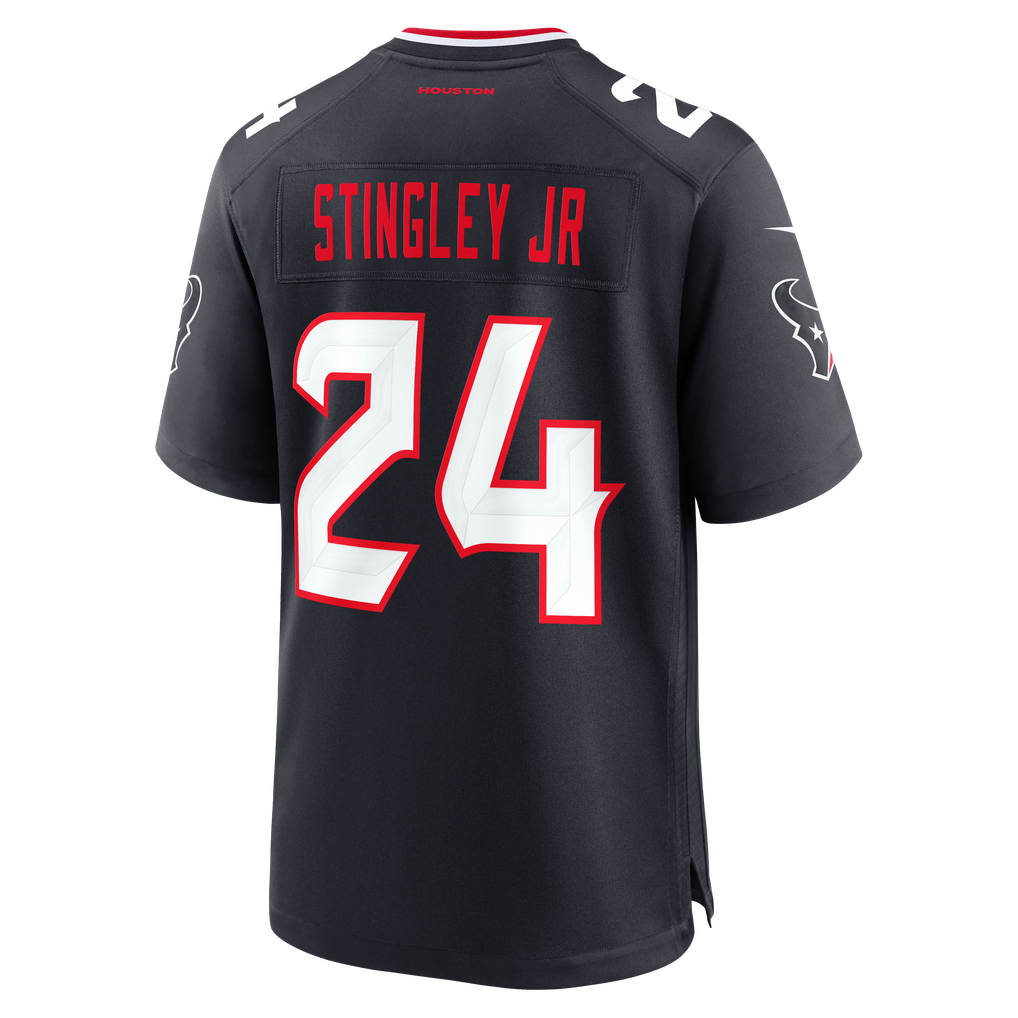 Men's Houston Texans Derek Stingley Jr. Navy Game Jersey