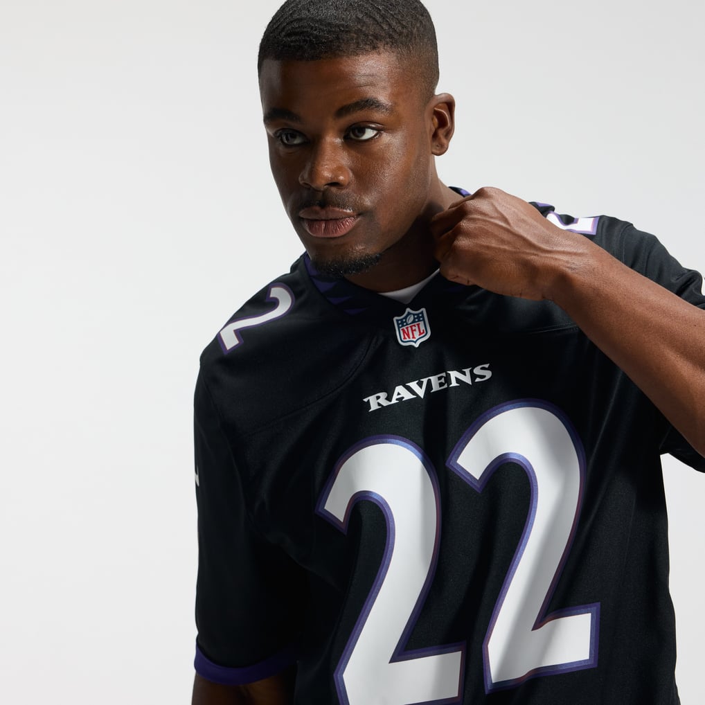 Men's Baltimore Ravens Derrick Henry Black Alternate Game Jersey
