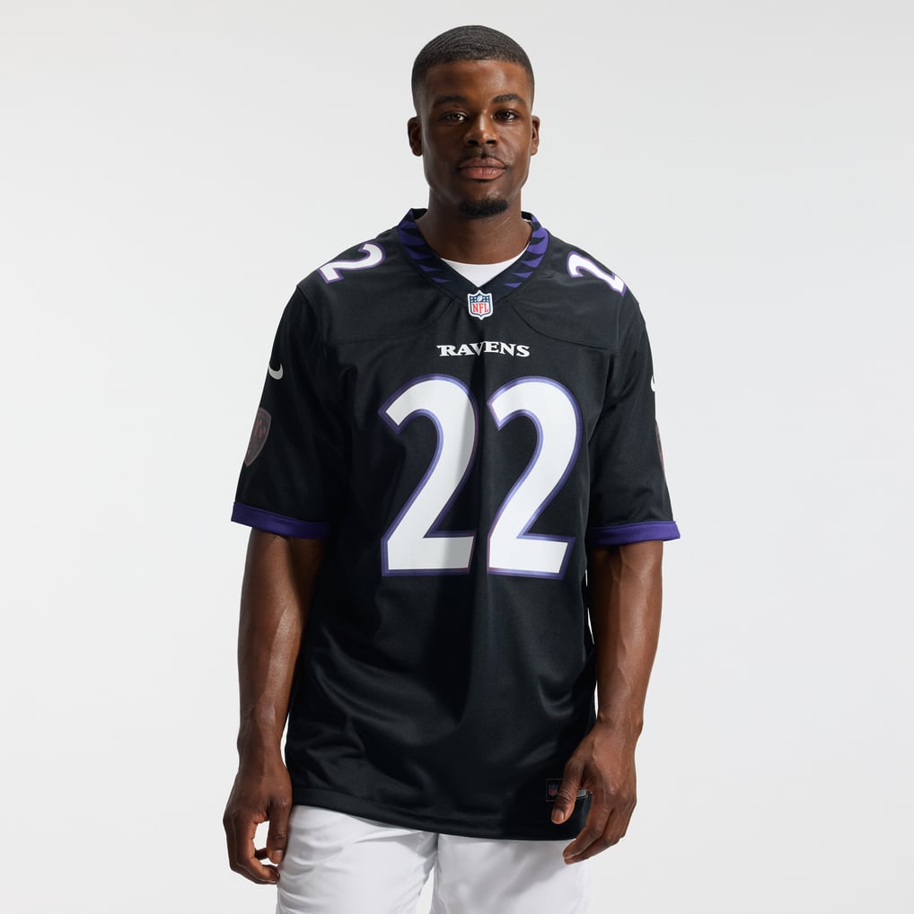 Men's Baltimore Ravens Derrick Henry Black Alternate Game Jersey